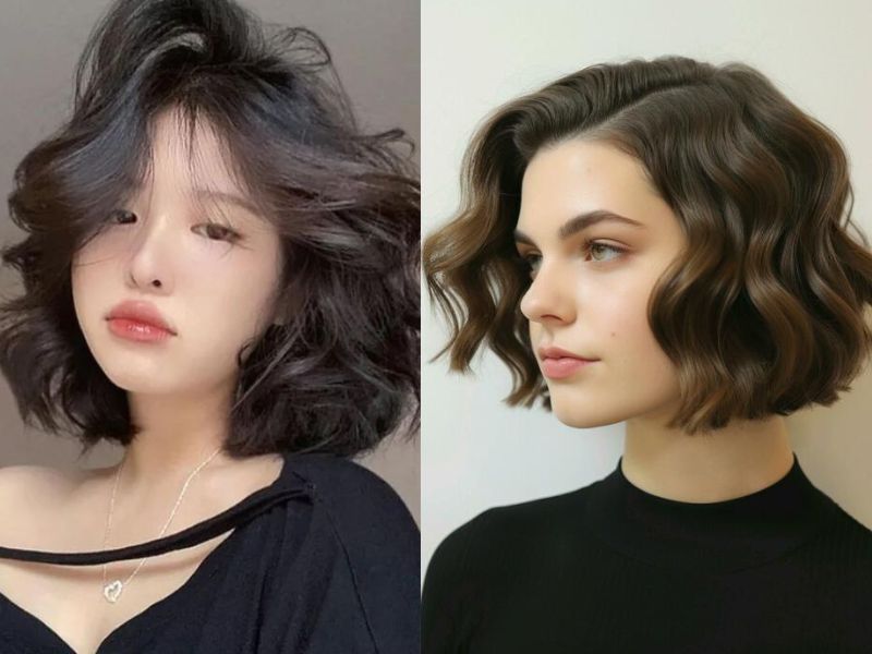 Kiểu tóc công sở Bob Wavy