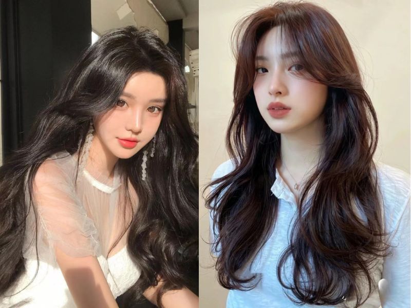 Kiểu tóc công sở uốn sóng nhẹ nhàng