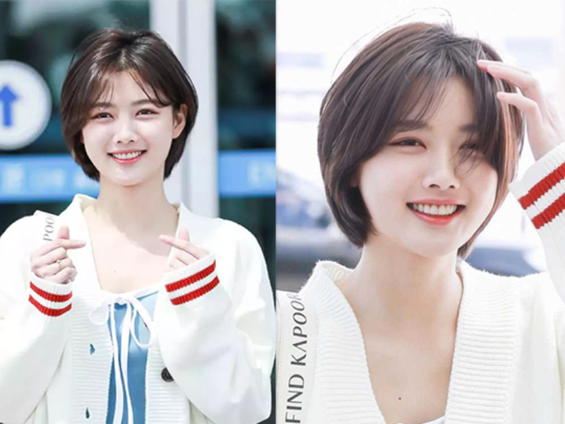 Kiểu tóc trẻ cho mặt tròn