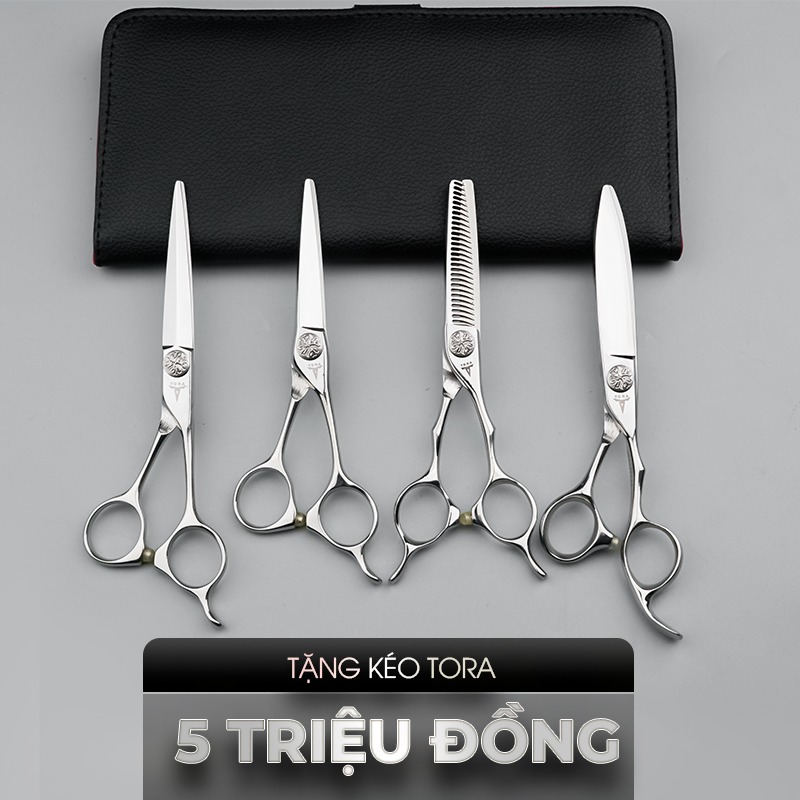 Đăng ký khóa học cắt tóc nữ tặng kéo TORA trị giá 5 triệu đồng