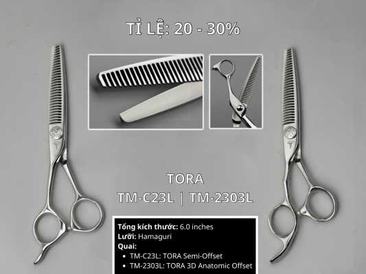 Kéo tỉa tay trái TORA