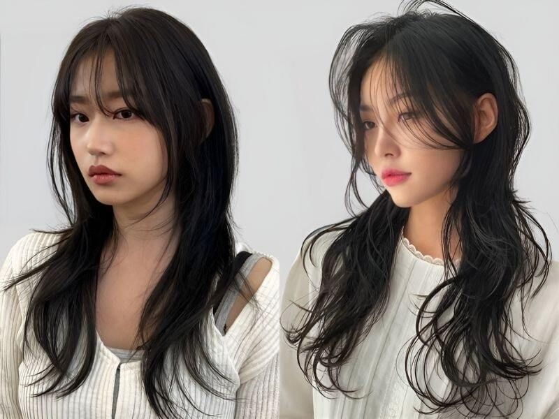 Kiểu tóc mullet dài