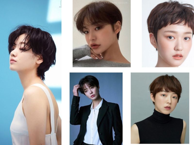 Tóc tomboy cho nữ tém