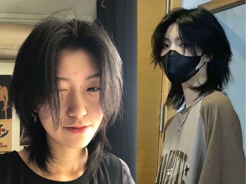 Tóc tomboy cho nữ wolfcut