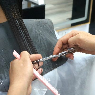 Kéo cắt tóc TORA được sản xuất hoàn toàn bằng thép Nhật
