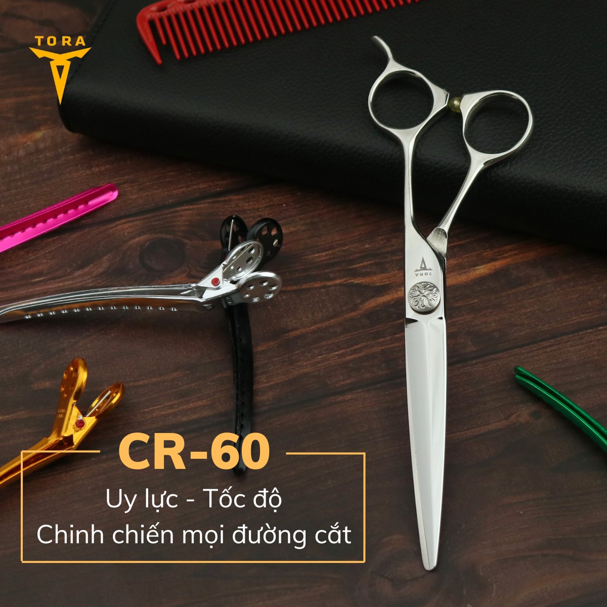 Kéo cắt tóc TORA CR-60 uy lực và tốc độ