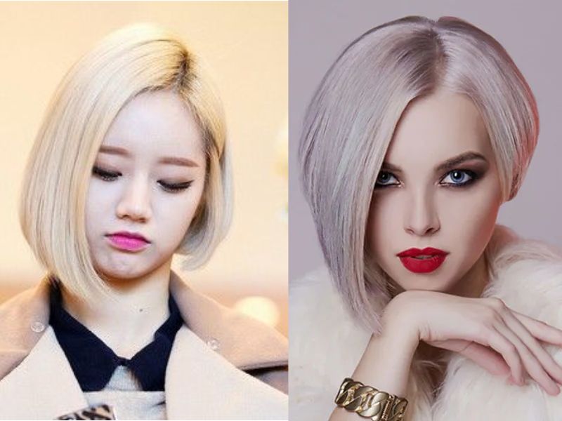 Kiểu tóc Bob bất đối xứng