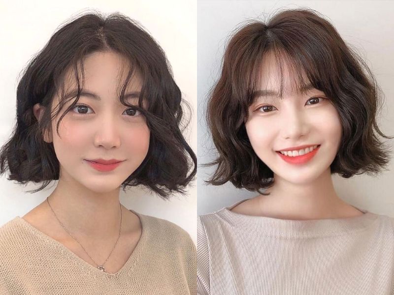 Các kiểu tóc xù mì ngắn